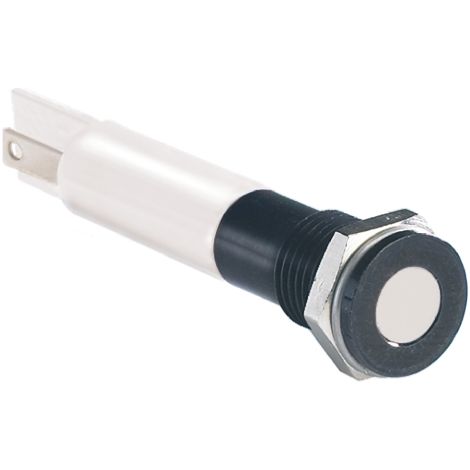 Voyant LED lumineux Blanc RS PRO, dia. 8mm, 2V c.c., IP67 ( Prix pour 1 )