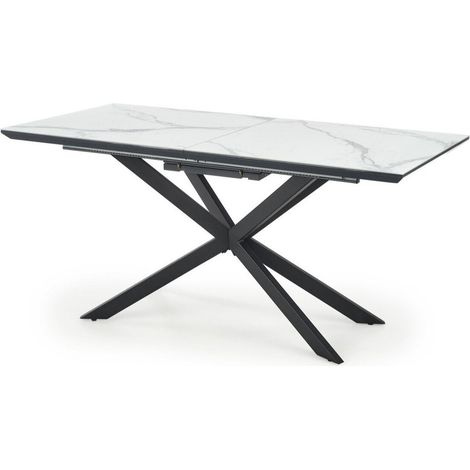 Mesa Houston Sidus , 76x90x160cm, Alargamiento, Cerámica, MDF, Metal