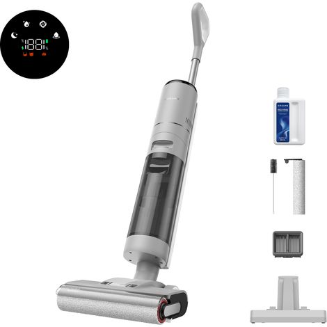 Dreame G10 Pro Nass- und Trockensauger, 16 kPa Saugleistung, Doppel-Kantenreinigungsb眉rste,35 Minuten Laufzeit,Selbstreinigung mit 2 Drehrichtungen