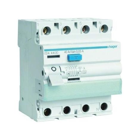 Hager CDA440D  Fehlerstrom-Schutzschalter (1/5)