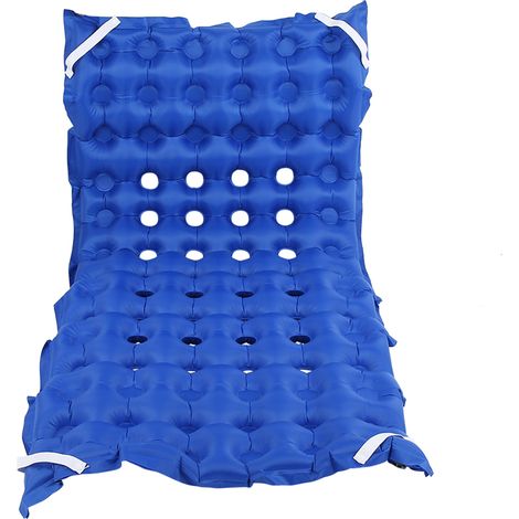Matelas gonflable anti-escarres, matelas pneumatique réversible pour patients âgés alités (1/5)