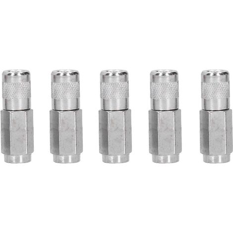 5 raccords pour pistolet à graisse, fixation sécurisée, buse plate durable et résistante à l'usure pour pistolets à graisse, unité principale