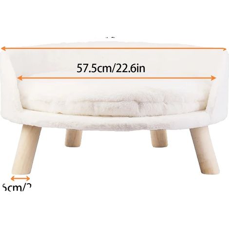 Sofá cama para perros y gatos, diseño elegante, funda extraíble, L (1/2)