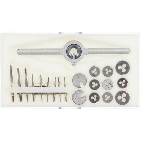 Mannesmann - M53240 – Set per filettatura HSS (per modellismo) (1/4)