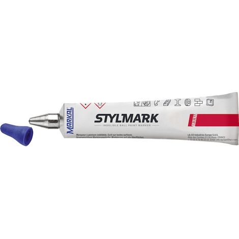 Marqueur bille STYLMARK® 3mm tube 50 ml sans xylène - bleu - MARKAL