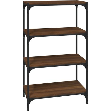 Maison Exclusive - Libreria rovere marrone 60x33x100cm Legno Multistrato e Acciaio