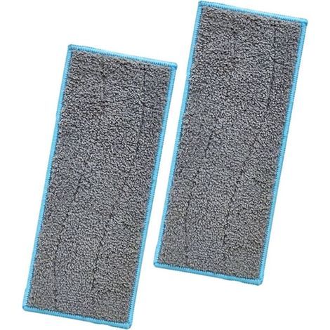 2-teiliges Set kompatibler Wischmopp-Pads – Mikrofaser-Wischmopp – Mikrofaser-Bodenabzieher – Passend für den iRobot Braava Jet m6 Wischroboter mit waschbaren Nasswischmopp-Pads