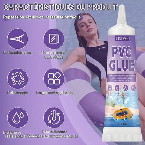 Swimming Pool Repair Kit, Pool Patch, PVC Glue, Repair Kit (1/4)