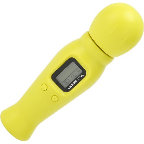 Compteur de chapelet portable à LED avec bande lumineuse, horloge, chapelet électronique avec boussole, jaune (1/5)