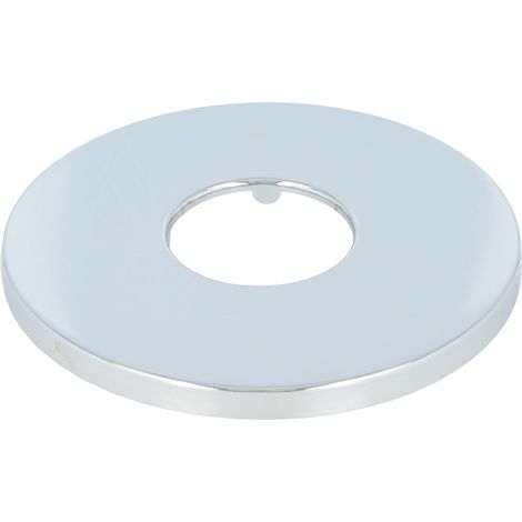 tecuro Siphonrosette Innen-Ø 32 mm x Außen-Ø 90 mm x Höhe 6 mm, Messing verchromt