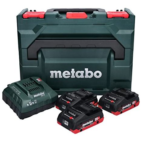 Alimentatore 18V METABO 3 Batt. 4,0 Ah LiHD + Caric. ASC 55 + MetaBox - 685133000 (1/4)