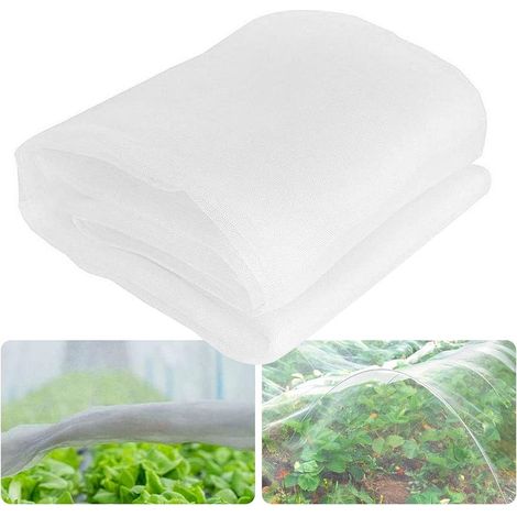 3×5 Filet de protection anti-insectes en maille fine,Insectes Protection Maille,Filets pour jardin,filet anti-insectes pour plantes,filet anti-insectes pour légumes,Filet de jardin moustiquaire Meter (1/5)