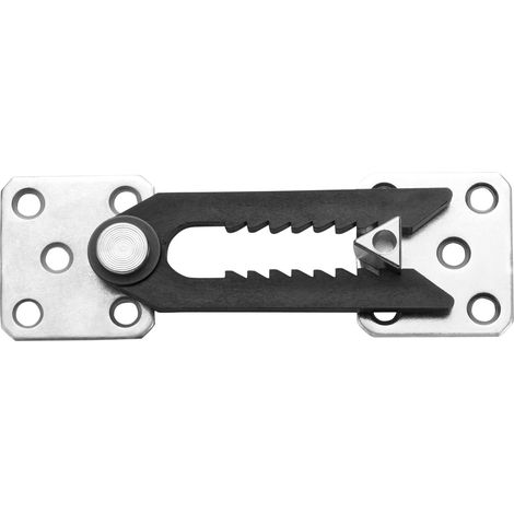 SOTECH Möbelverbinder für Polstermöbel, Sofa-, Bett-, Tisch-Verbinder Rastverbindung 30 - 72 mm, 1er Set