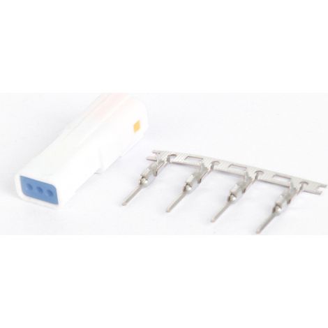 Connecteur étanche automobile JST 03T 03R-JWPF-VSLE-S, fiche mâle/femelle, connecteur à 3 broches (1/4)