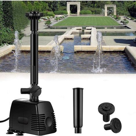 Teichpumpe, Fördermenge 1000 l/h, Leistung 22 W, Teich, Garten (1/5)