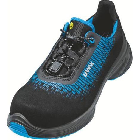 uvex Halbschuhe 1 G2 S2 68300 blau schwarz Weite 14 Gr. 35