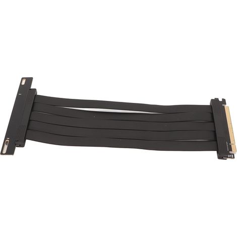 Câble d'extension PCIe 4.0 x16 pour carte graphique RTX 4090, coudé à 90°, haute vitesse, blindé et à montage vertical (1/5)