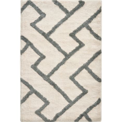 Badematte GARHI Beige 60 x 90 cm Baumwolle