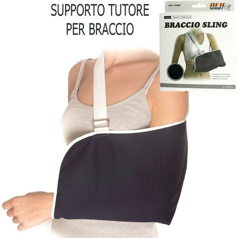 TrAdE Shop Traesio - Reggibraccio A Bustina Cinghia Regolabile Tutore Supporto Sostegno Gesso Braccio -