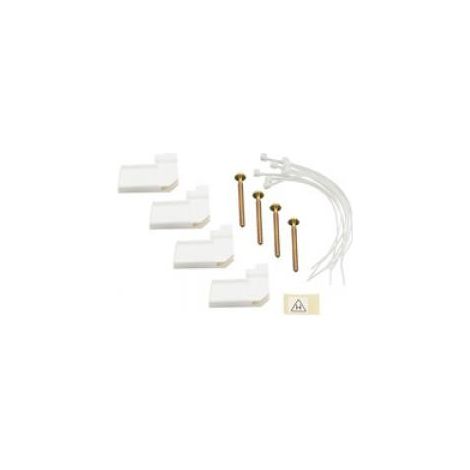 Juego de 4 soportes + bandas para montaje en paredes huecas RWN 001490