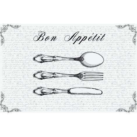 d-c-table® Tischset Rio Bon Appetit 44 x 29 cm, transparent Tischset