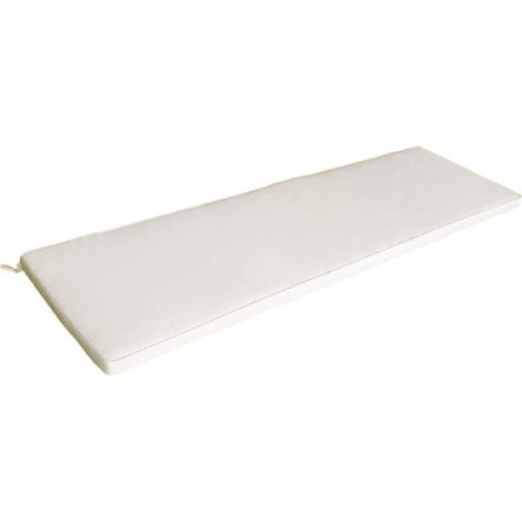 Cuscino rettangolare in poliestere sfoderabile idrorepellente 110x45 cm - Beige