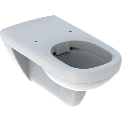 Cuvette WC suspendu Geberit Renova Comfort Square, rallongée, Rimfree, 70cm, Blanc