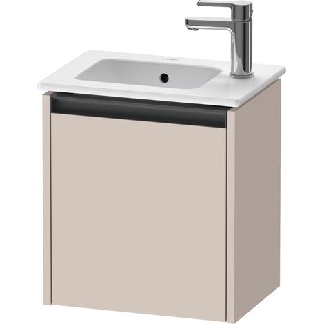Duravit Ketho.2 mueble bajo lavabo suspendido, 1 puerta, apertura
