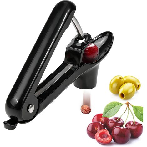 Snocciolatore per ciliegie - Snocciolatore manuale per ciliegie e prugne - Nero (1/5)