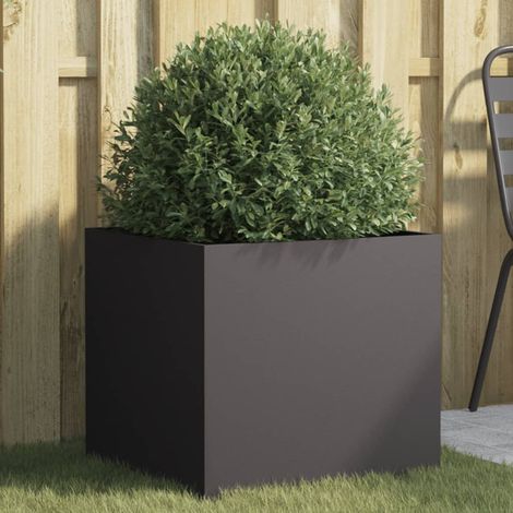 Jardinière noir 49x47x46 acier laminé à froid (1/5)