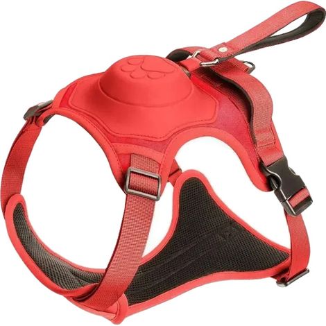Arnés transpirable y ajustable, talla L, rojo-b (1/2)