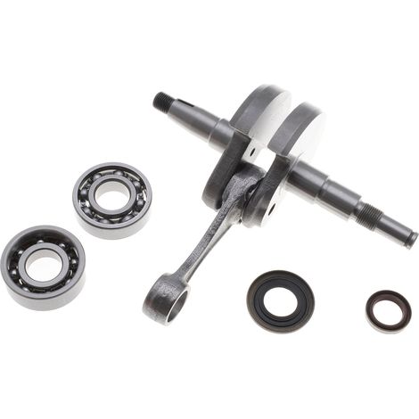 Jardiaffaires – Vilebrequin complet pour Stihl 066 et MS660 – Remplacement 1122 030 0408 – Compatible avec roulements 9503 003 0440 et 9640 003 1850