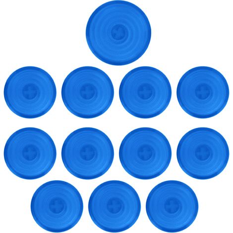 12 pièces Capuchon de bouton d'arcade 20,2mm 25,3mm, cache mécanique à poussoir pour interrupteurs Kailh Cherry Akko Glorious, bleu (1/5)