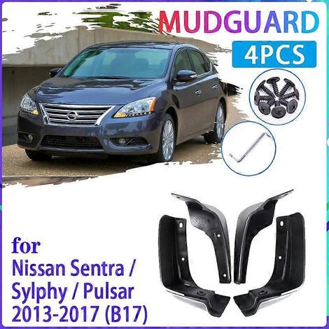 Garde-boue de voiture pour Nissan Sentra Sylphy Pulsar 2013 2019 B17 garde-boue garde-boue garde-boue garde-boue accessoires automobiles-- (1/5)