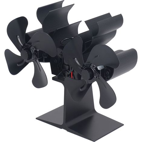 Wood Stove Fan Heat Powered 8 Blades Stove Fan Self Starting Wood Burning Stove Fireplace Fan