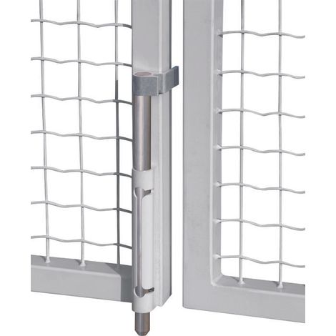 Locinox – Verrou à visser acier galvanisé – Accessoire de portail pour fixation sécurisée – Résistant aux intempéries – Installation rapide et facile
