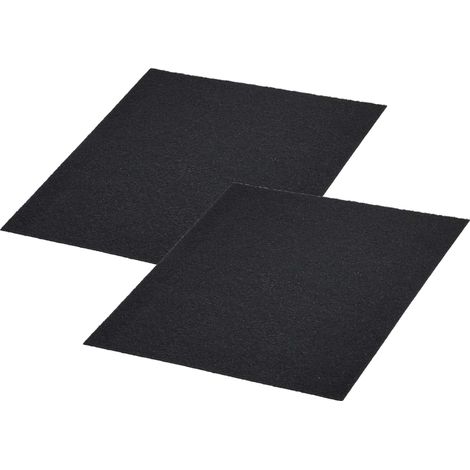 vhbw 2x Filtre à charbon actif compatible avec Teka Filtoo centrale d'aspiration - 48,4 x 48,4 cm (1/4)