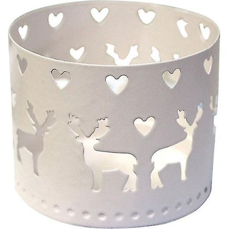 Der neue 1-teilige hohle Weihnachtskerzenhalter aus Eisen
