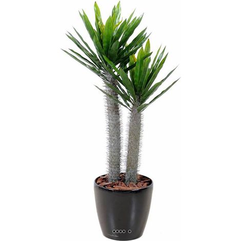 Pachypodium artificiel en pot pour extérieur H 100 cm (1/3)