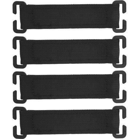 schwarze MOLLE-Gurte für Rucksäcke, starker Halt, robustes Nylon-Klettband, MOLLE für Outdoor-Reisen (1/5)