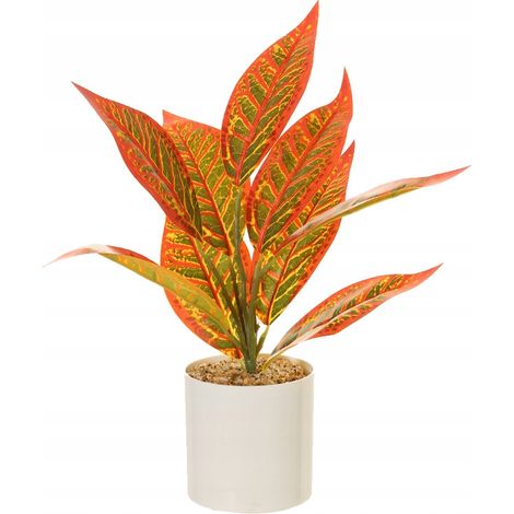 Planta Artificial en Maceta Realista 34 cm Arbusto Bonsái Decoración