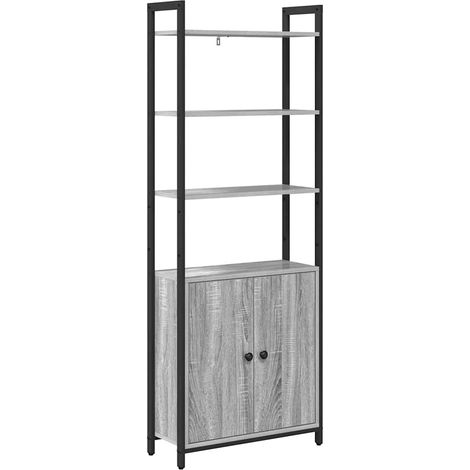 Maison Exclusive - Bücherregal Graues Sonoma 60 x 24 x 161 cm Hol