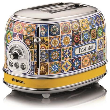 Tostapane Ariete Positano metallo 810 watt 2 fette (1/5)