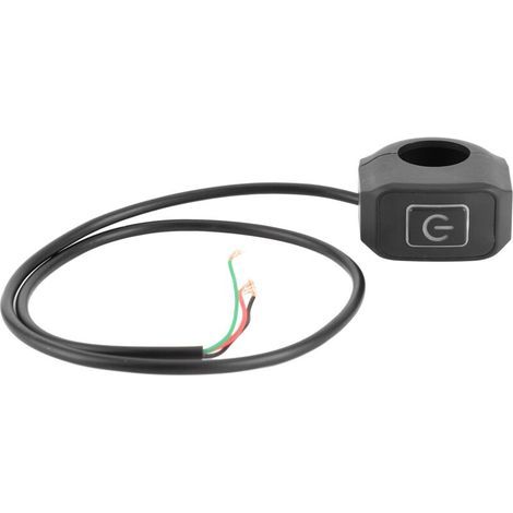Wasserdichter Druckknopf-Motorradlenkerlichtschalter mit LED-Anzeige, 22 mm (7/8 Zoll) (1/5)