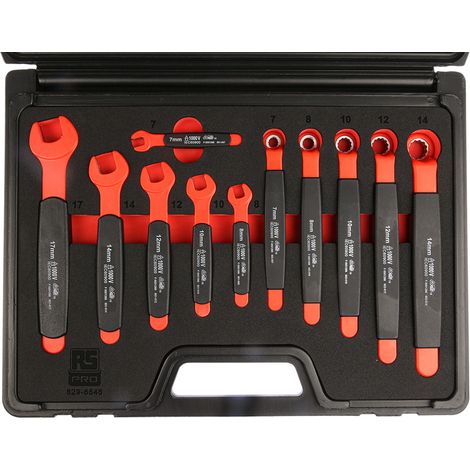 Jeu de clés isolé 11 pièces en Acier chrome vanadium ( Prix pour 1 ) (1/5)
