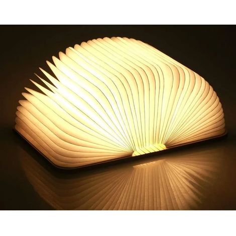 Lampe de lecture LED pliable, éclairage d'ambiance LED, rechargeable par USB, blanc chaud, lampe de bureau, veilleuse, lampe de chevet pour enfants, cadeau pour une amie, décoration intérieure (1/4)