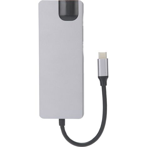 Tragbarer 8-in-1-Speicherkartenleser aus Aluminiumlegierung mit Typ-C-Anschluss (1/5)