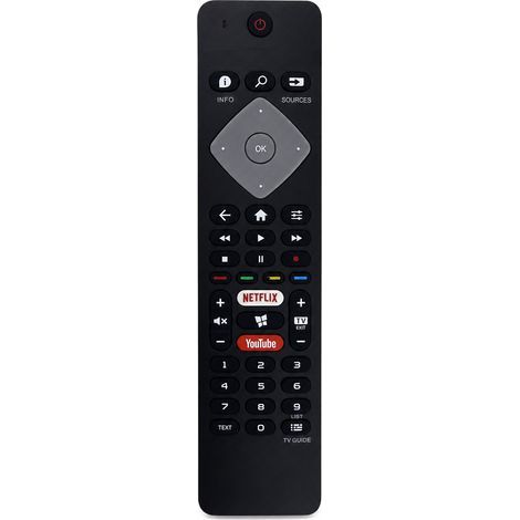 Télécommande TV Compatible avec Philips BRC0884305/01, Sans Programmation (1/5)