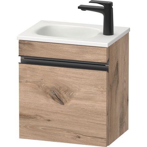 Duravit Sivida Meuble sous-lavabo, charnières à droite, poignée