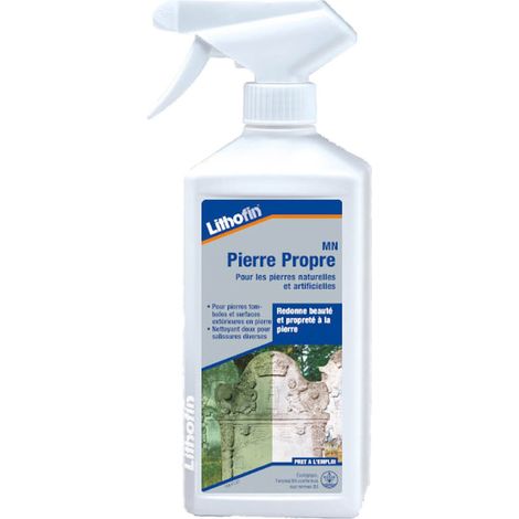 Nettoyant pierre naturelle Lithofin MN Spray 500 ml – Élimine salissures et traces – Formule douce pour surfaces sensibles